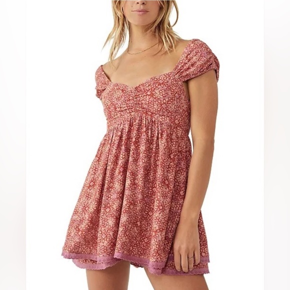 NWT Free People Tabitha Mini Dress - S - Picture 3 of 7